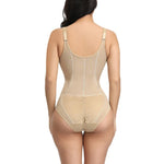 Zip And Hook Corset Body Shaper