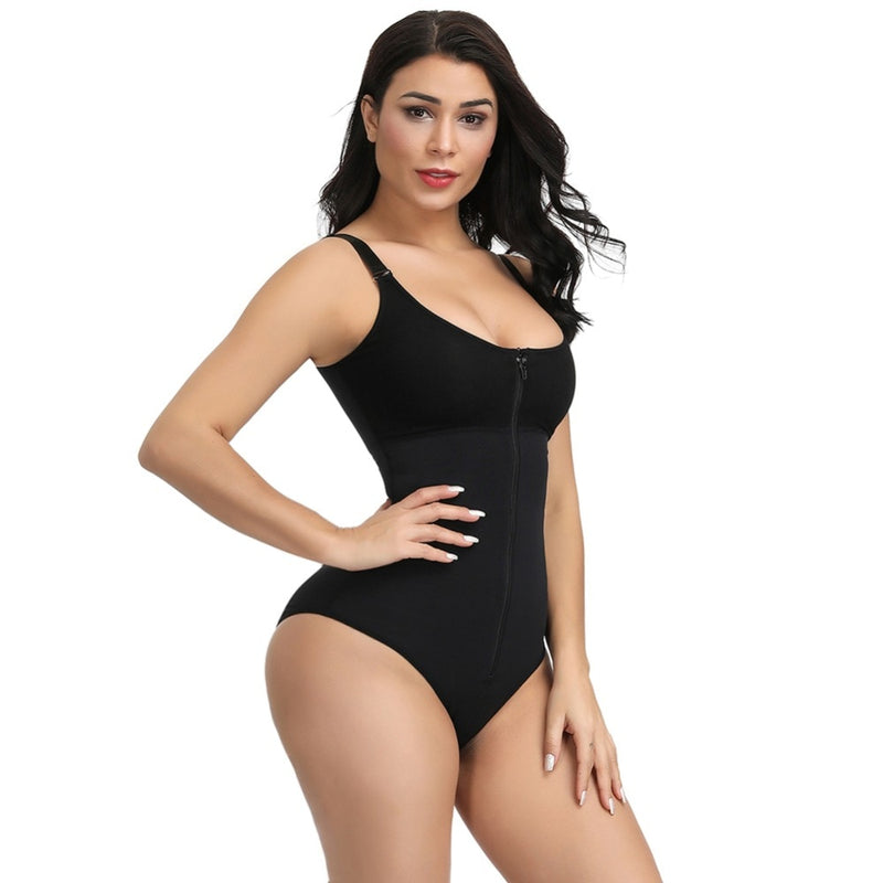 Zip And Hook Corset Body Shaper