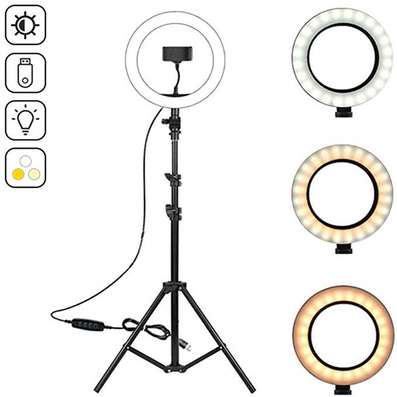 USB LED Photography Flash Lamp With Tripod Stand