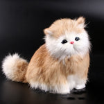 Real Hair Cat Electronic Pets Toy