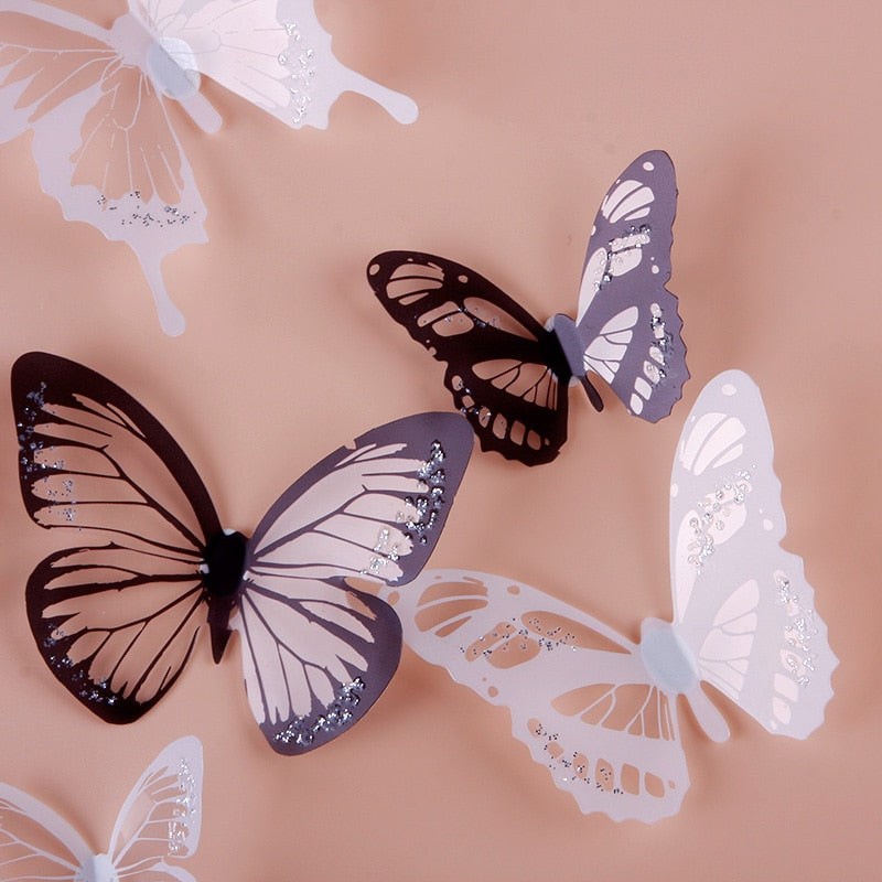 Crystal Butterflies Wall Sticker