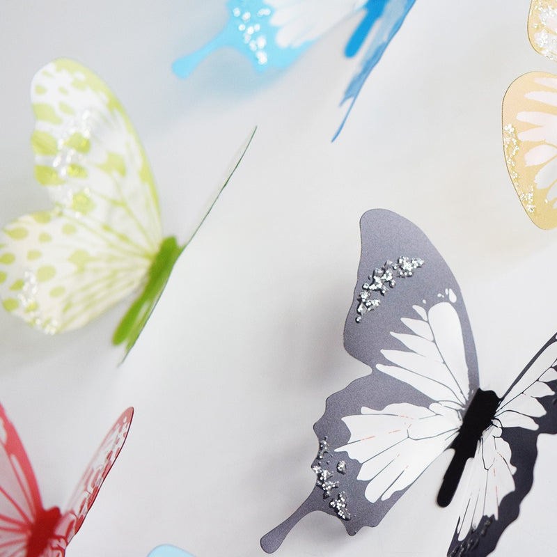 Crystal Butterflies Wall Sticker