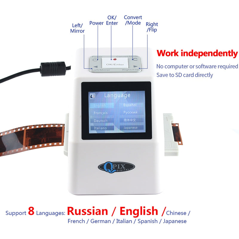 Portable 35mm Negative Slide Scanner