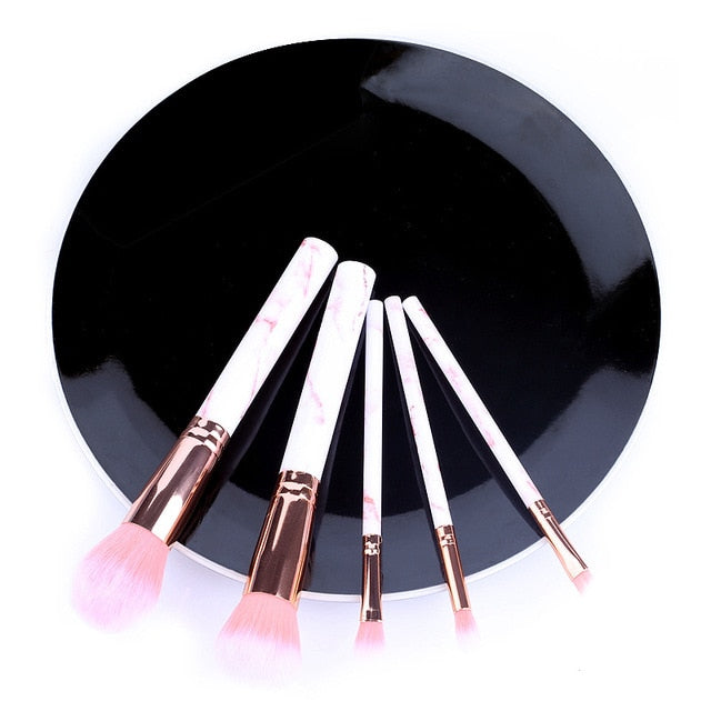 5pcs Soft Set Of Makeup Brushes