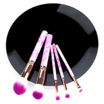 5pcs Soft Set Of Makeup Brushes