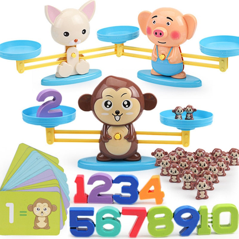 Math Match Game Board Toys