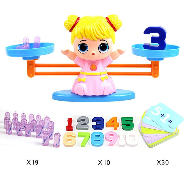 Math Match Game Board Toys