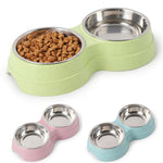 Stainless Steel Double Pet Bowls