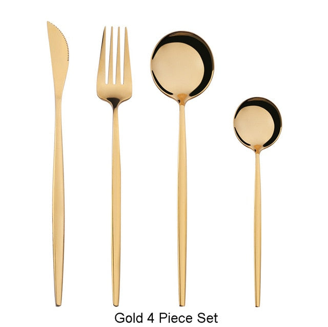 Stainless Steel Dinnerware Flatware Set