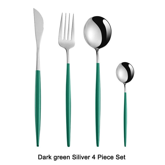 Stainless Steel Dinnerware Flatware Set