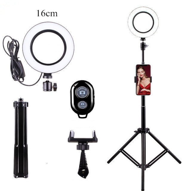 USB LED Photography Flash Lamp With Tripod Stand