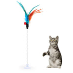 Cat Interactive Stick Feather Toys