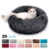 Round Plush Cat Bed