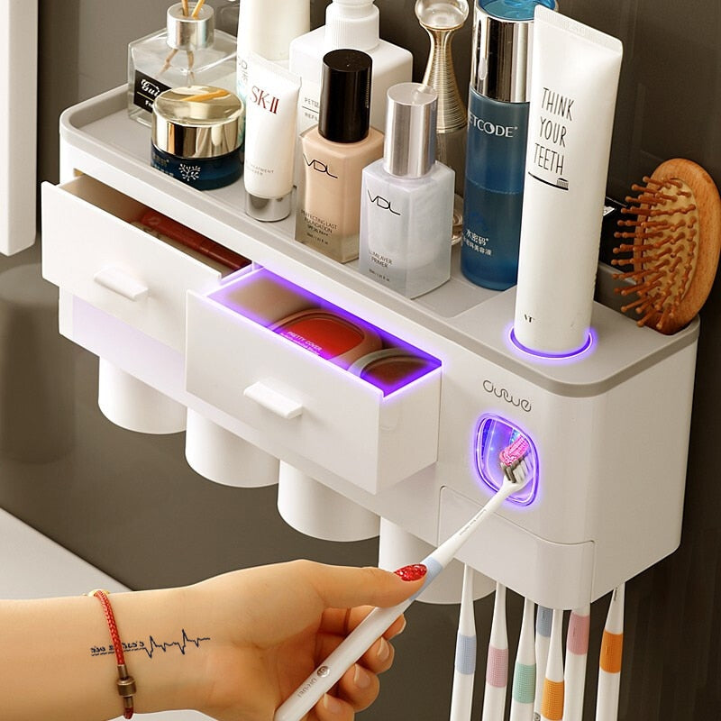 Automatic Toothpaste Dispenser With Cup